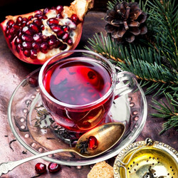 Pomegranate Tea , 2.6oz - 75g - Thumbnail