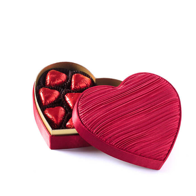 Custom Red Heart Shape Chocolate Packaging Box - Chocopac