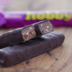 Hobby Chocolate Bar with Hazelnut , 6 pack - Thumbnail